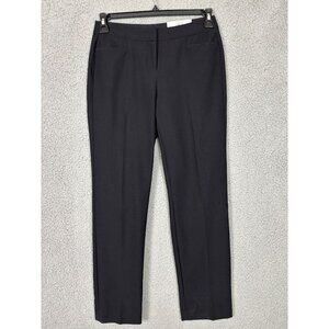 I.N.C. Women's 4P Black Straight-Leg Mid-Rise Comfort Waistband Dress Pants NWTs